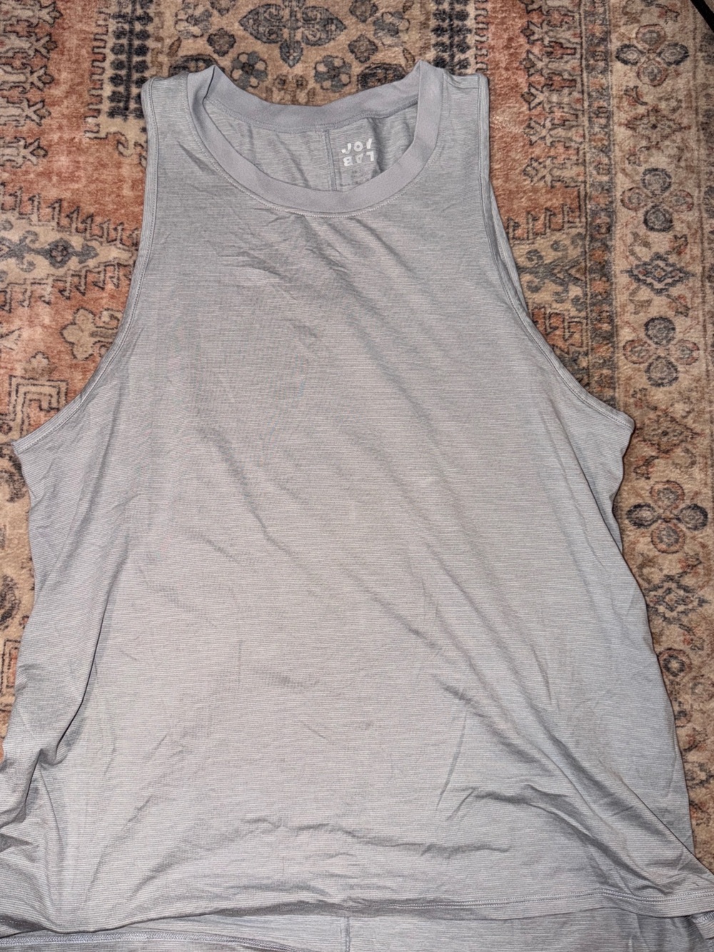 JoyLab Light Gray Sleeveless Tank
